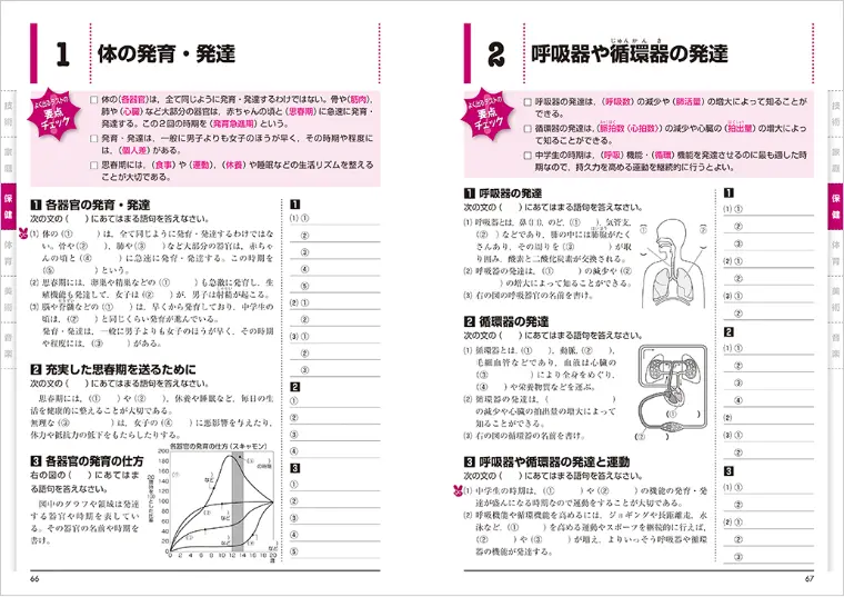 画像：定期テスト対策予想問題集