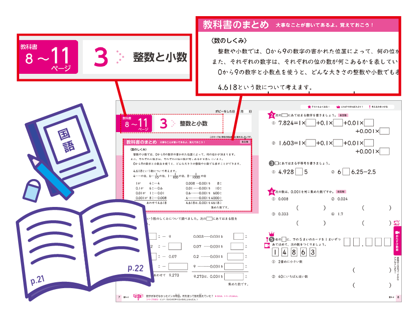 小学ポピー1年生の教材