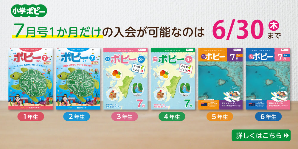公式 小学生のための家庭学習教材 小学ポピー