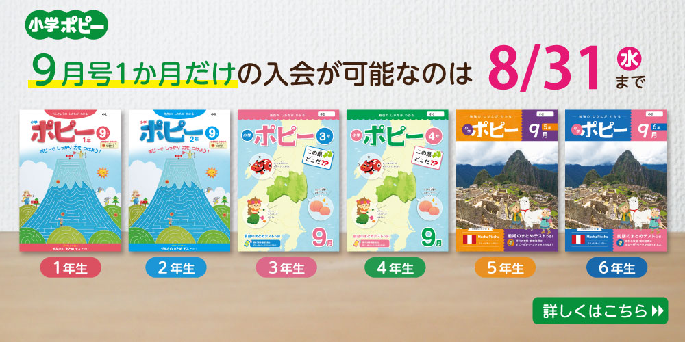 公式 小学生のための家庭学習教材 小学ポピー