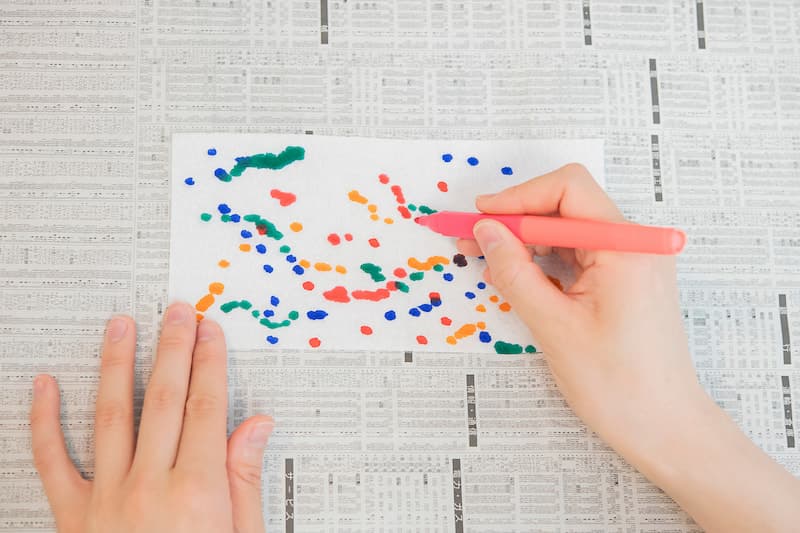 子ども お絵かき お絵描き アイデア