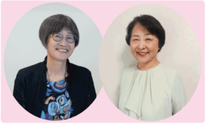 教育対話主事　太田由枝先生（左）　村田稔子先生（右）