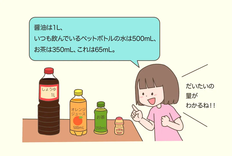 算数 2年生 つまずき かさの単位 おうちサポート 身の回り