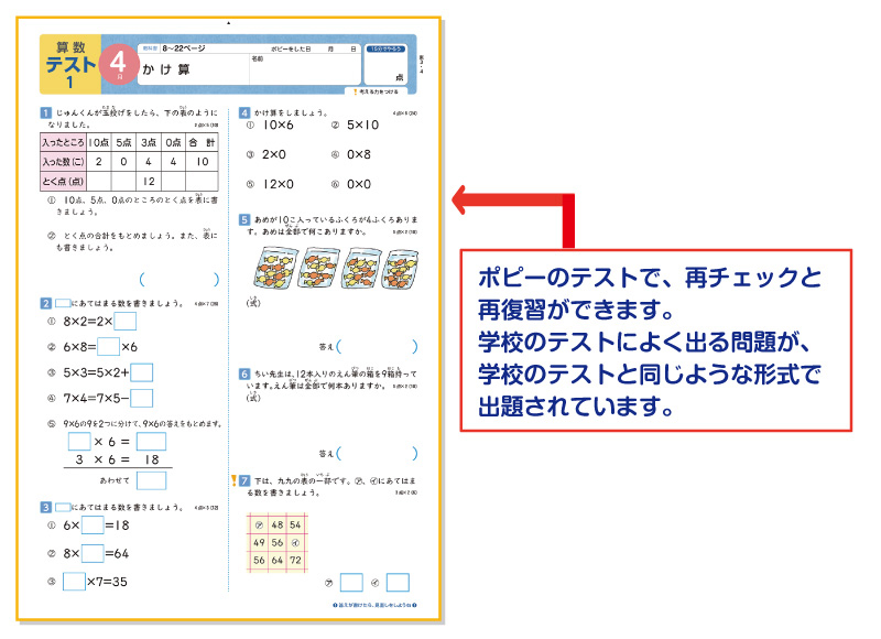 学習習慣・学ぶ力の育て方
学習習慣の付け方
学ぶ力の付け方
時間がないときの勉強法
家庭学習のコツ
やる気の育て方
丸つけのコツ
ポピーの使い方
ポピーたまったら