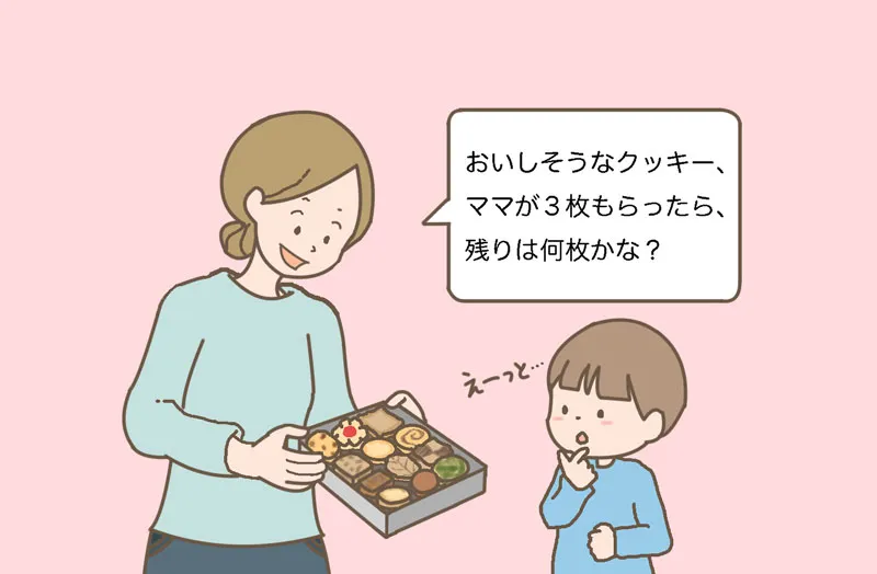算数 1年 繰り上がりのある足し算 繰り下がりのある引き算 生活シーン 工夫