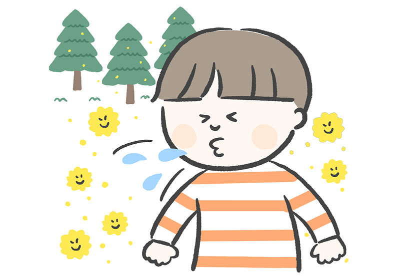 子ども　花粉症　対策