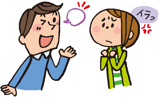 イライラするママ