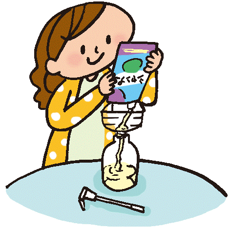 シャンプーの詰め替え ペットボトル利用