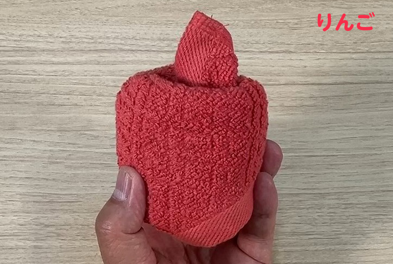 ハンカチ遊び
ハンカチりんご
ハンカチりんご作り方
