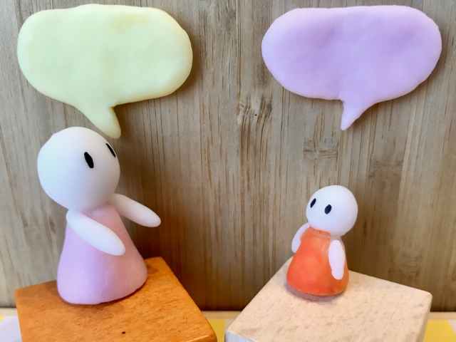 親子でロールプレイ 挨拶の練習