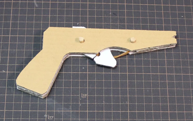 ゴム鉄砲 的当て 作り方