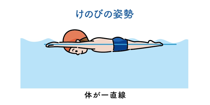 けのび 水泳 教え方