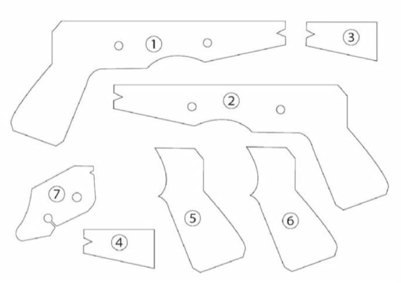 ゴム鉄砲 的当て 作り方