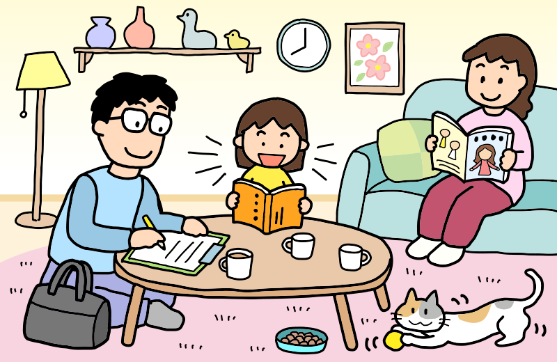 宿題 家庭学習 リビング学習 学習習慣をつける