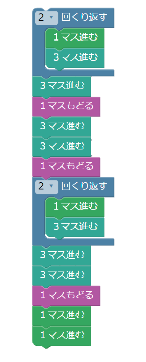 正しいプログラミングの例