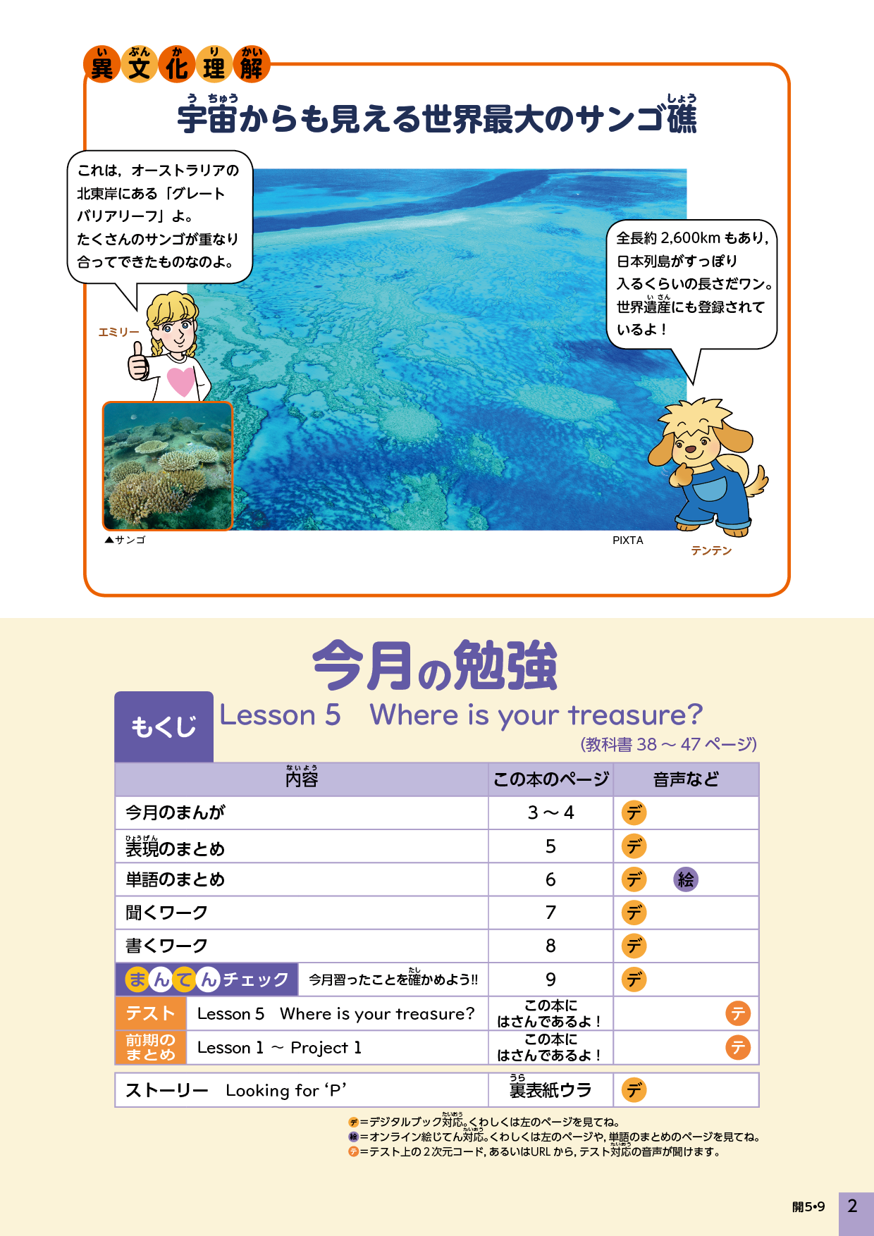 デジタルブック 英語ワーク 開隆 5年9月 単ページ表示