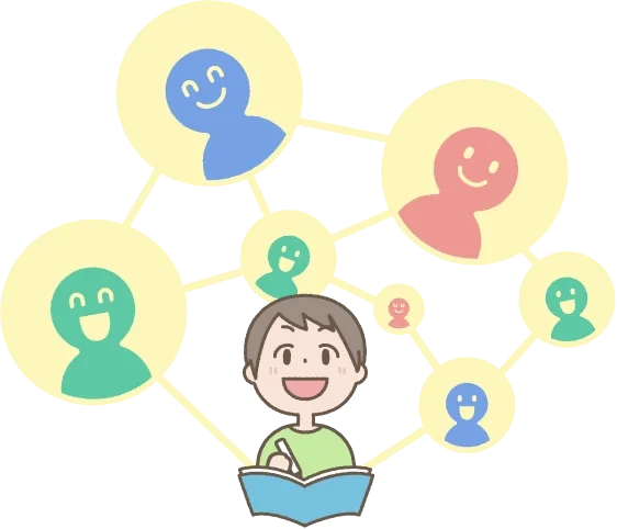 毎日の「がんばり」をみんなで認めて、ほめ合える環境づくり。