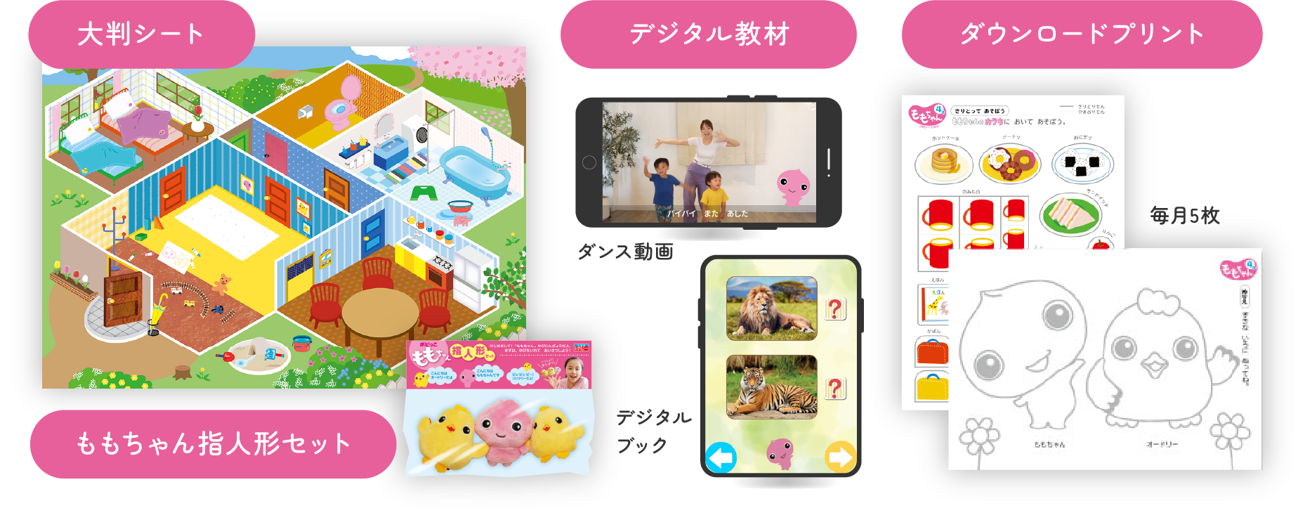 その他付属教材の例